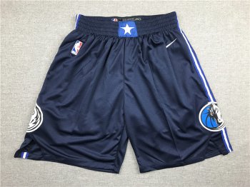 Mavericks Navy Nike Shorts