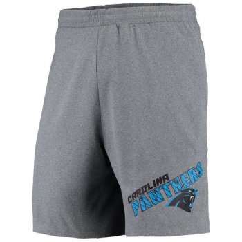 Carolina Panthers Concepts Sport Tactic Lounge Shorts Heathered Gray