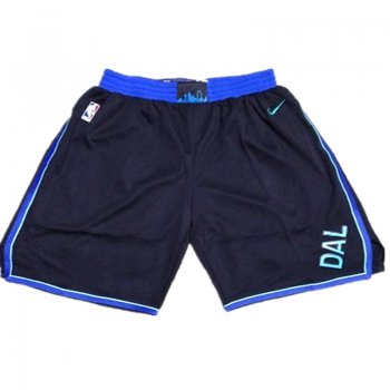 Mavericks Black Nike City Edition Shorts