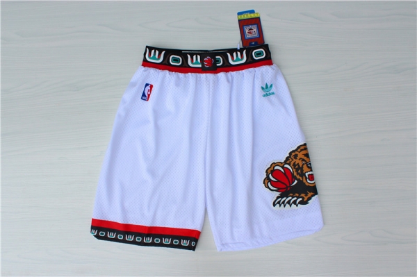 Grizzlies White Hardwood Classics Shorts