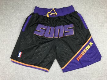 Suns Black Just Don With Pocket Swingman Shorts