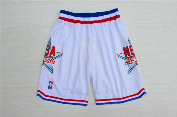 1992 All-Star White Hardwood Classics Shorts