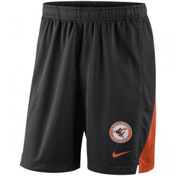 Men's Baltimore Orioles Nike Black Franchise Throwback Performance Shorts