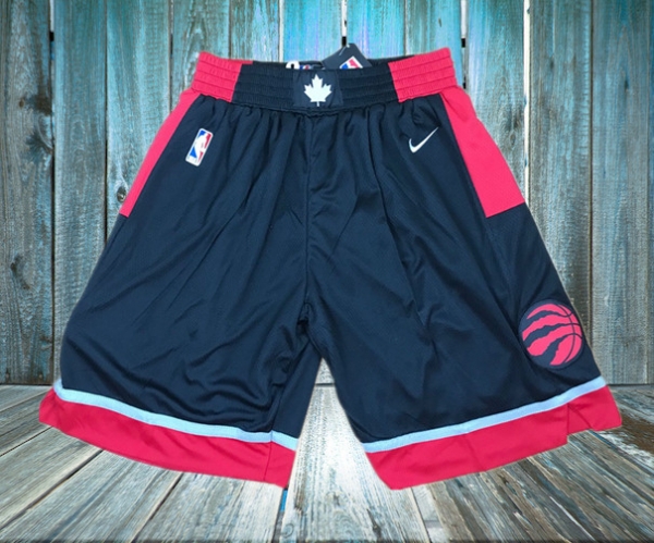 Raptors Black Nike Swingman Shorts