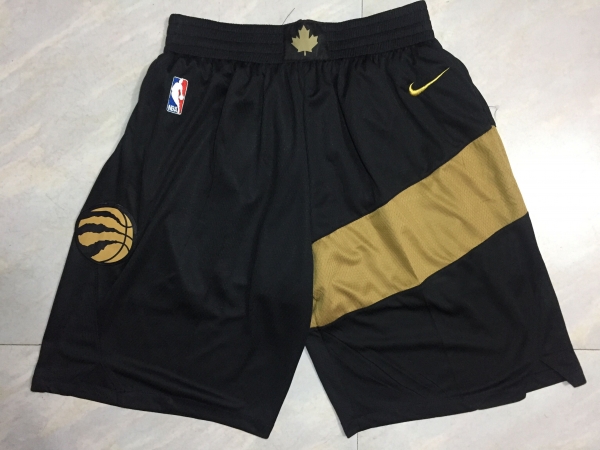 Raptors Black 2018-19 City Edition Shorts