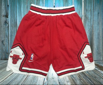 Bulls Red Nike Mesh Shorts