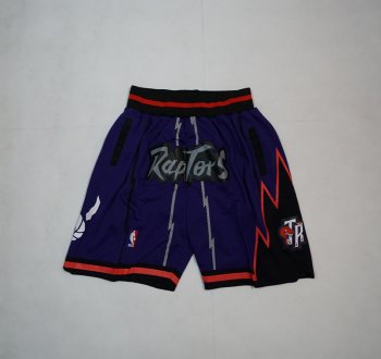 Raptors Purple Just Don Throwback Shorts