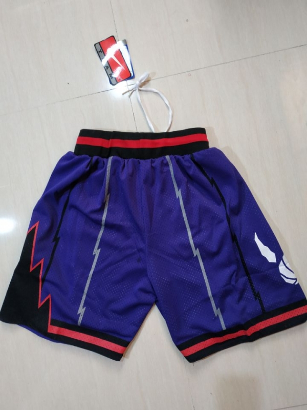 Raptors Purple Nike Throwback Shorts