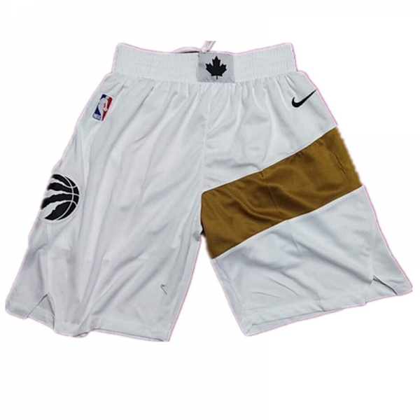 Raptors White 2018-19 City Edition Shorts