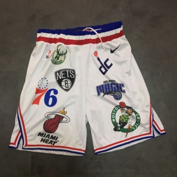 Supreme x Nike x NBA Logos Stitched Basketball Shorts