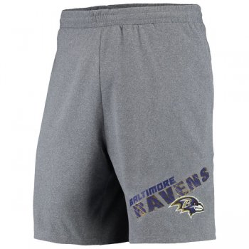 Baltimore Ravens Concepts Sport Tactic Lounge Shorts Heathered Gray