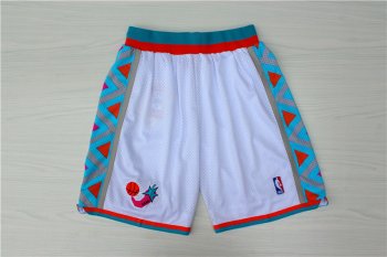 1996 All-Star White Hardwood Classics Shorts