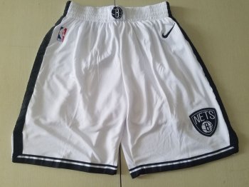 Nets White Nike Swingman Shorts