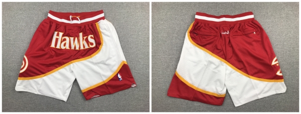 Hawks Red Just Don Mesh Shorts