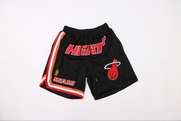 Heat Black Just Don Throwback Shorts