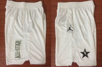 NBA White Jordan Swingman 2018 All Star Shorts