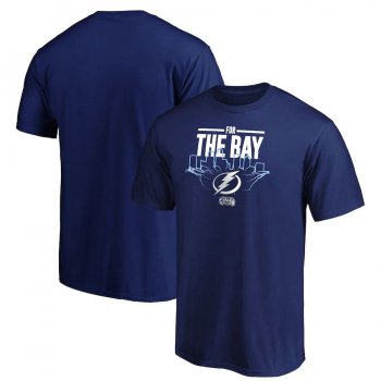 Men's Tampa Bay Lightning Fanatics Branded Royal 2020 Stanley Cup Final Bound Home Ice T-Shirt