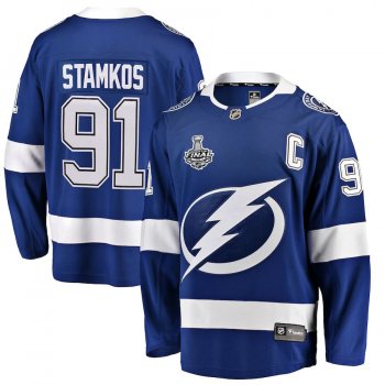 Men's Tampa Bay Lightning Steven Stamkos Fanatics Branded Blue 2020 Stanley Cup Final Bound Home Player Breakaway Jersey