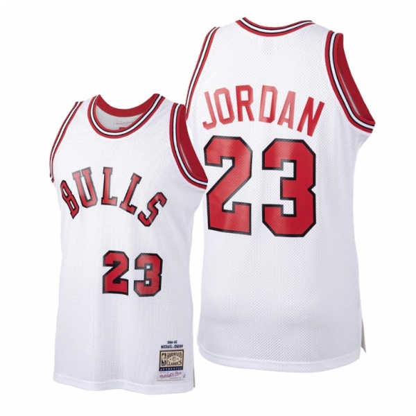 Michael Jordan Chicago Bulls 1984-85 HWC Rookie Authentic White Jersey