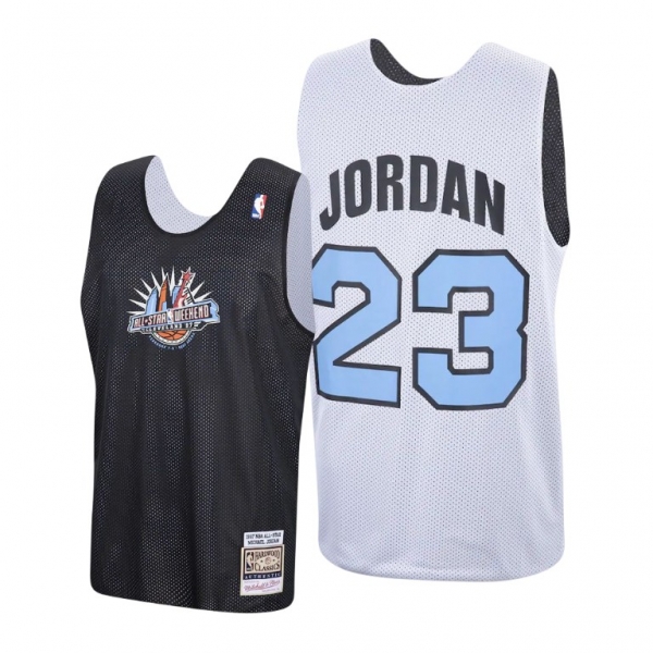 Chicago Bulls Michael Jordan #23 1997 All-Star Hardwood Classics Black Jersey