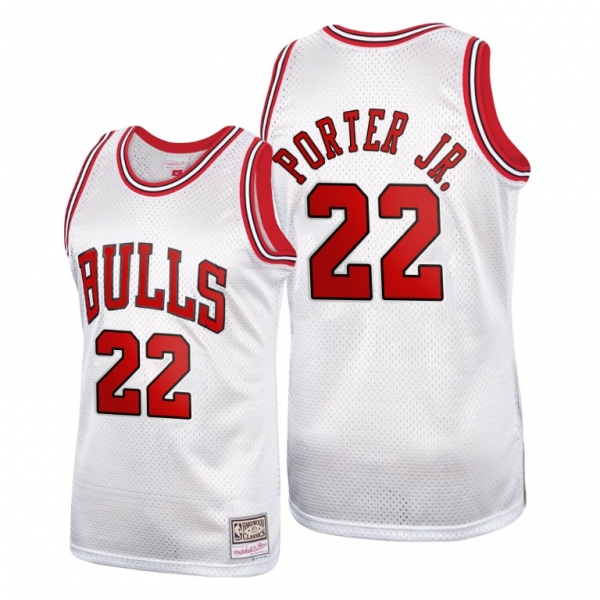 Chicago Bulls Otto Porter Jr. #22 Throwback Platinum Limited Jerseys