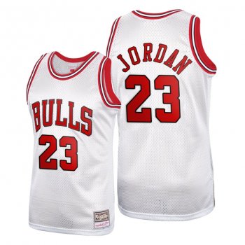 Chicago Bulls Michael Jordan #23 Throwback Platinum Limited Jerseys