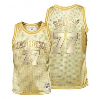 Dallas Mavericks Luka Doncic Golden Midas SM HWC Limited Jersey