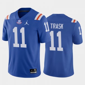 Kyle Trask #11 Florida Gators Throwback Game Royal Jersey College Football