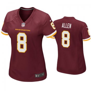 Women's Washington Football Team Kyle Allen Game Jersey Burgundy