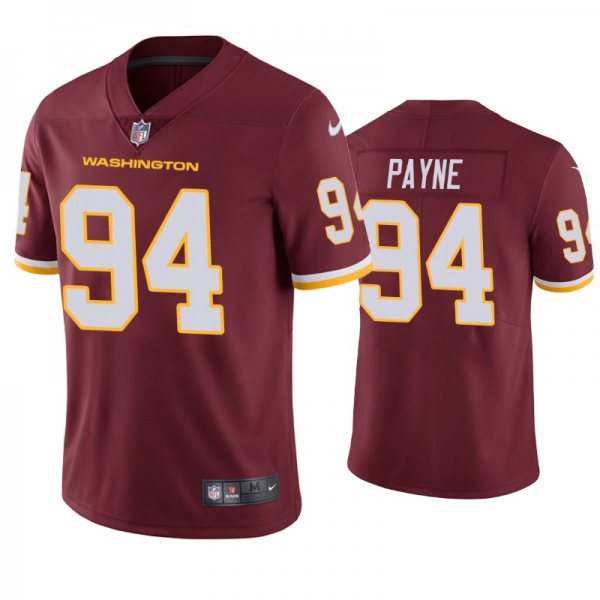 Washington Football Team Da'ron Payne Vapor Limited Jersey Burgundy