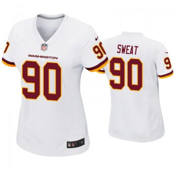 Women's Washington Football Team Montez Sweat Game Jersey White