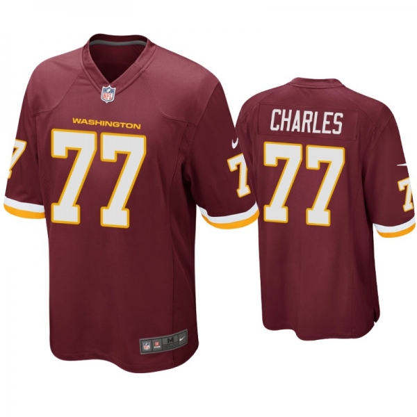 Washington Football Team Saahdiq Charles Game Jersey Burgundy