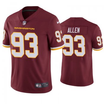 Washington Football Team Jonathan Allen Vapor Limited Jersey Burgundy