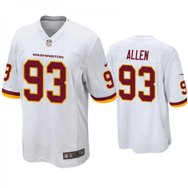 Washington Football Team Jonathan Allen Game Jersey White