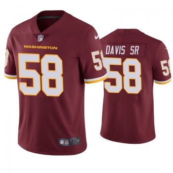 Washington Football Team Thomas Davis Sr Vapor Limited Jersey Burgundy