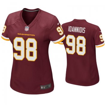 Women's Washington Football Team Matt Ioannidis Game Jersey Burgundy