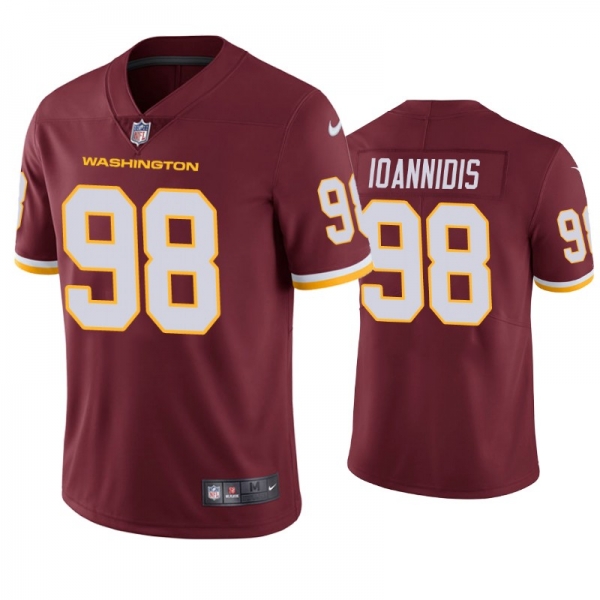 Washington Football Team Matt Ioannidis Vapor Limited Jersey Burgundy