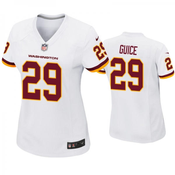 Women's Washington Football Team Derrius Guice Game Jersey White