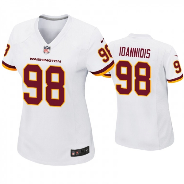 Women's Washington Football Team Matt Ioannidis Game Jersey White