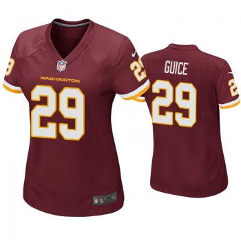 Women's Washington Football Team Derrius Guice Game Jersey Burgundy