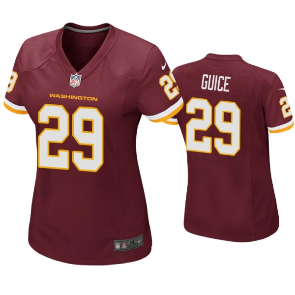 Women's Washington Football Team Derrius Guice Game Jersey Burgundy