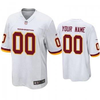 Washington Football Team Custom Game Jersey White