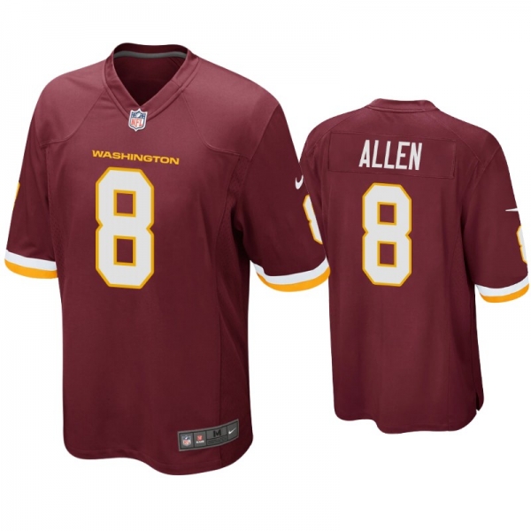 Washington Football Team Kyle Allen Game Jersey Burgundy