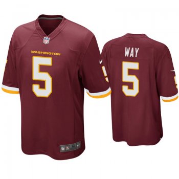 Washington Football Team Tress Way Game Jersey Burgundy