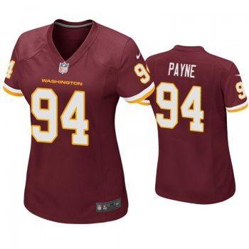 Women's Washington Football Team Da'ron Payne Game Jersey Burgundy