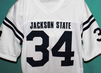 Walter Payton Jackson State University Football Jersey White New Sewn Any Size