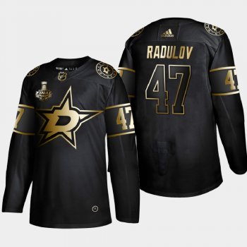 Men's Dallas Stars Alexander Radulov #47 2020 Stanley Cup Final Gold Limited Black Jersey