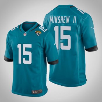 Men's Jacksonville Jaguars Gardner Minshew Game Jersey Teal