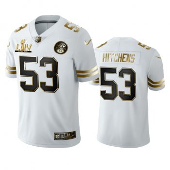 Anthony Hitchens Chiefs White Super Bowl LIV Golden Edition Jersey