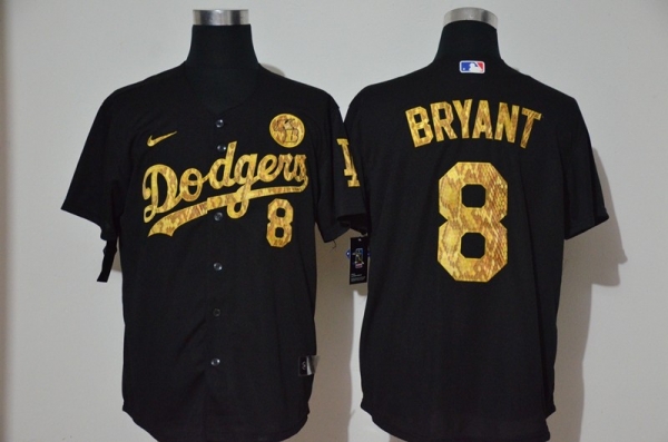 Men's Los Angeles Dodgers #8 Kobe Bryant Black Camo Fashion Stitched MLB Cool Base Nike Jersey